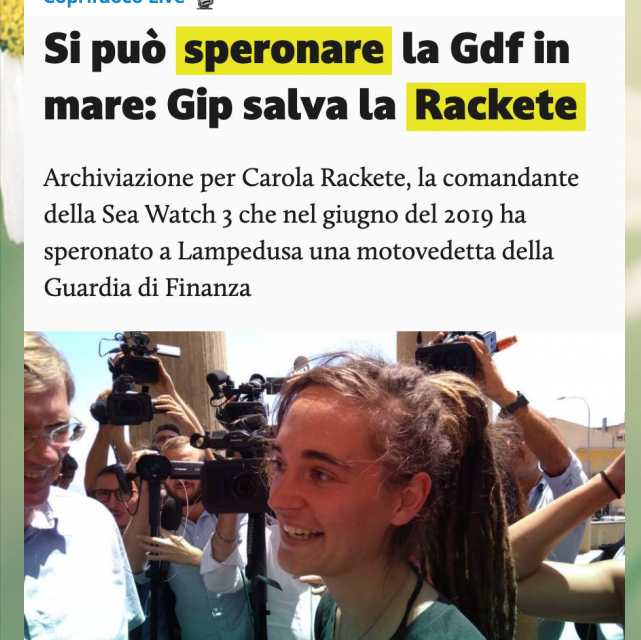 Buone nuove per chi naviga