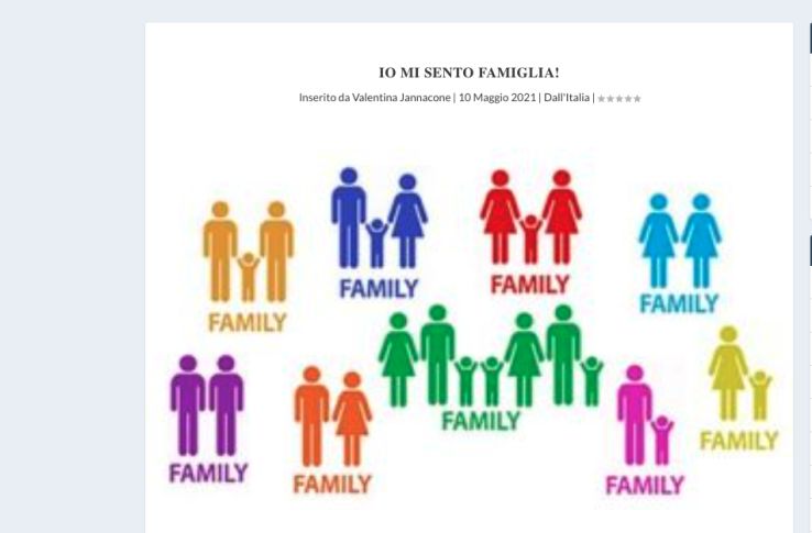 Io mi sento famiglia!
