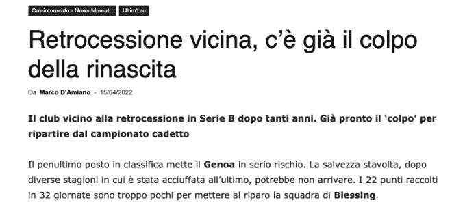 Scherzandoci un po’ sù