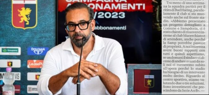 Blazquez, Ferraris e la… sampedoria