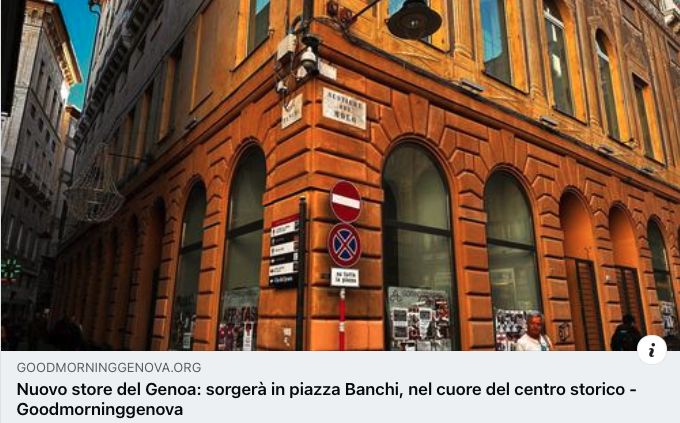 Eh sì caro Sindaco e cari genovesi