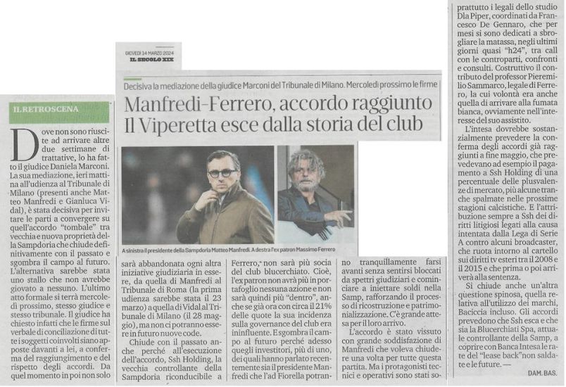 La faccenda è grave ma non è seria