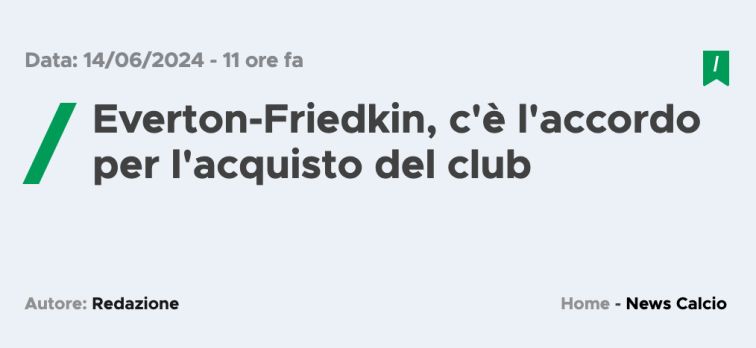 E’ sempre la solita storia