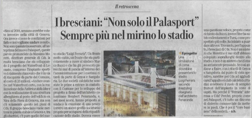 Il Genoa, non è come la sampedoria