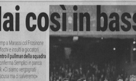Parlo di Doria ma per parlare di stampa
