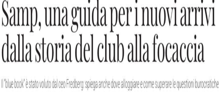 Mini cronistoria della Sampdoria
