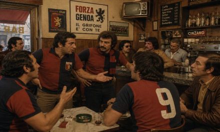 Lazio Genoa in un Bar Anni 70